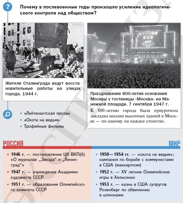 Основные тенденции развития советской литературы и искусства