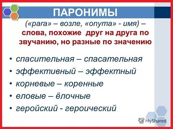 Однозначные и многозначные слова