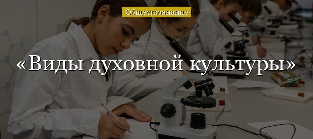 Народная культура комплексно проявляется в следующих сферах жизни человека: